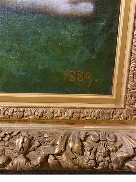 Large 19th Century French Oil on Canvas Nude by Leon Erpikum For Sale