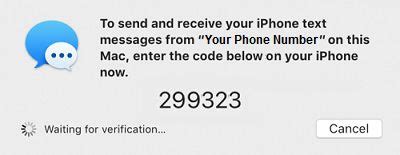 how to receive sms messages on mac