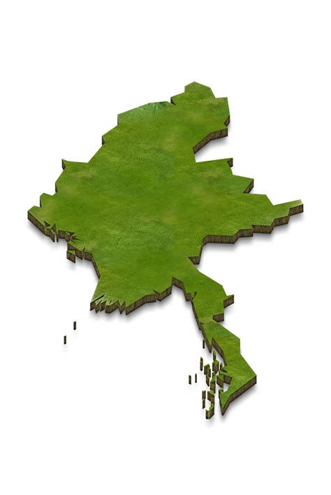 Periplus Travel Map Myanmar Country Map 1