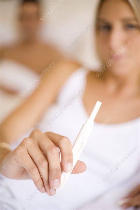 home pregnancy testing stock image  science photo library