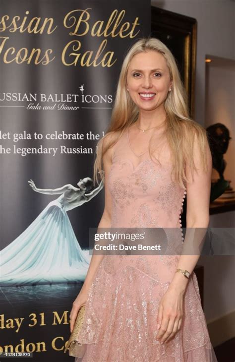 Ekaterina Parfenova attends the Russian Ballet Gala and dinner on ...