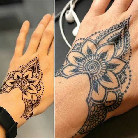 Super beautiful fresh jagua art and stain by @kalliopa Цвет проявился 💪 ...
