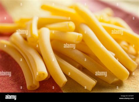 Maccheroni in its classic Italian form Stock Photo - Alamy