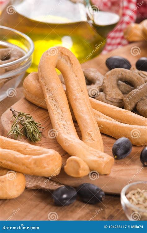 Italian taralli. stock image. Image of bakery, canape - 104233117