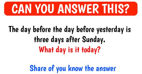 Solution to the day before the day before yesterday · World Wide Trivia