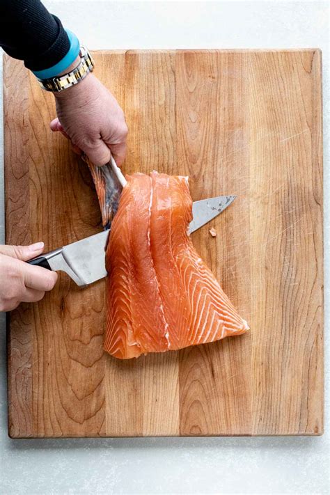 How To Remove Salmon Skin - Healthy Seasonal Recipes