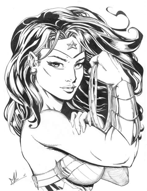 Wonder Woman Cartoon Drawing at PaintingValley.com | Explore collection ...