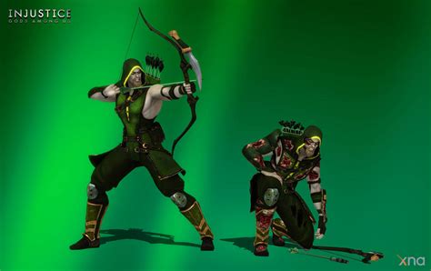 Injustice: Gods Among Us - Green Arrow Default by Sticklove on DeviantArt