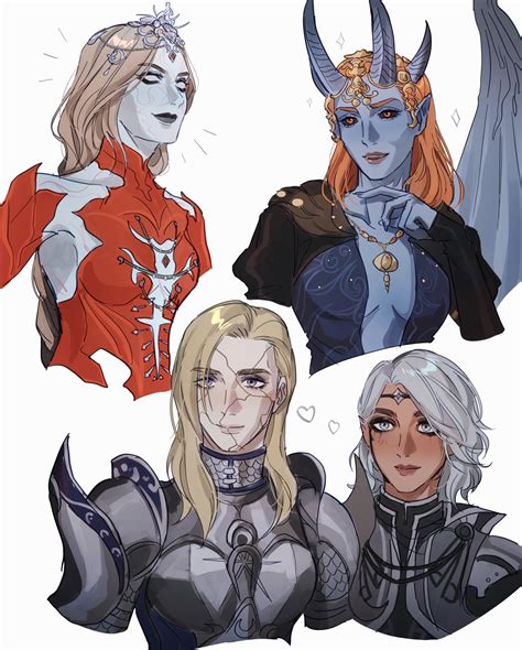 orin the red, mizora, dame aylin, and isobel (dungeons & dragons and 2