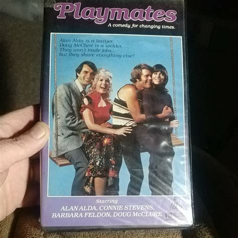 Playmates-VHS-Alan Alda Connie Stevens 1972 Comedy-Vidmark-clamshell | eBay