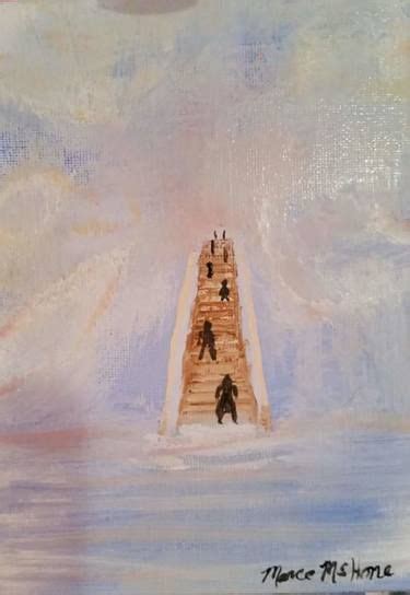 Stairway to heaven Painting by Marce McHone | Heaven painting, Painting, Stairway to heaven