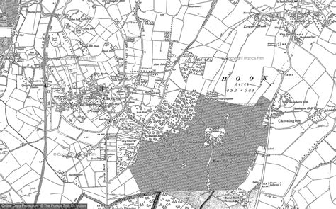 maps  claygate surrey francis frith