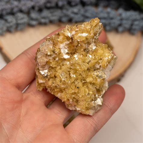 Raw Golden Mica Cluster Random - The Crystal Council