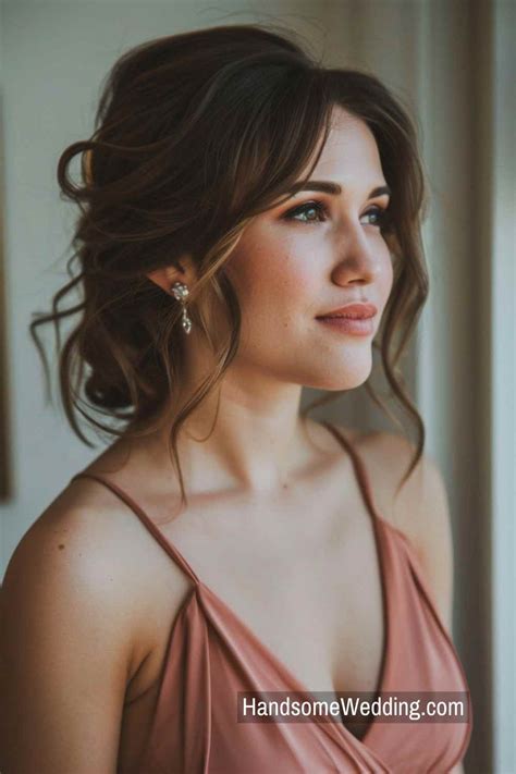 wedding hairstyles  bridesmaids handsomewedding