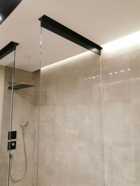 Стеклянная перегородка в душевую - Design Glass