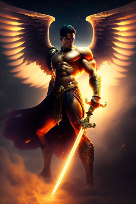 Pin by Trey Bivins on Quick Saves | Male angels, Fantasy art warrior ...