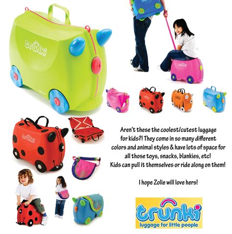 サイレント.: trunki! luggage for kids.