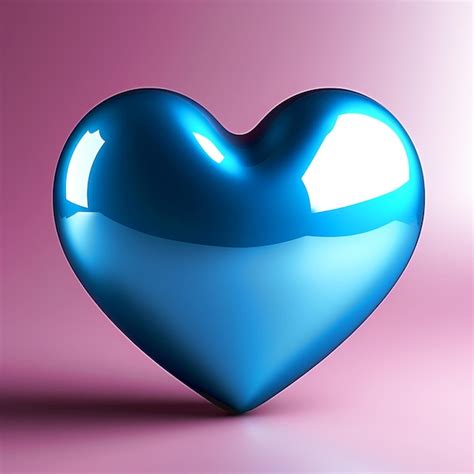 Синее сердце 3d Изображения – скачать бесплатно на Freepik