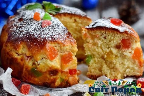 Рецепт Панетоне - італійський різдвяний кекс