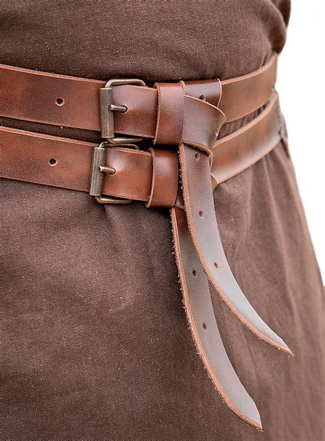 Double Belt brown - maskworld.com