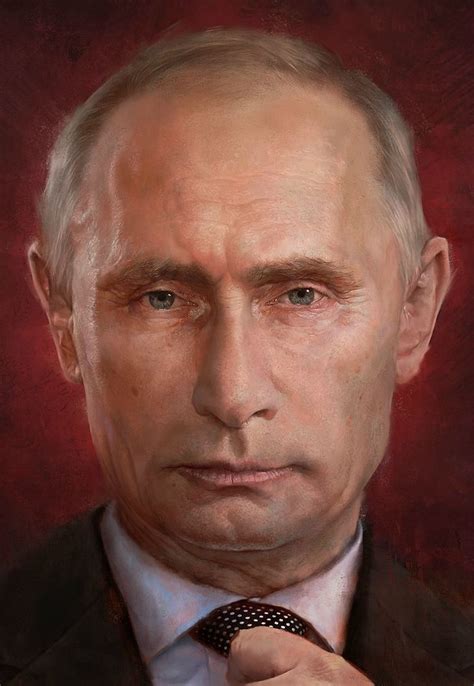 Портрет путина картина - 96 фото