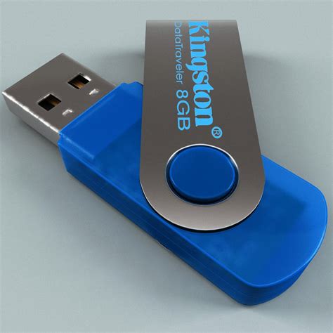 kingston flash 8gb 3d model