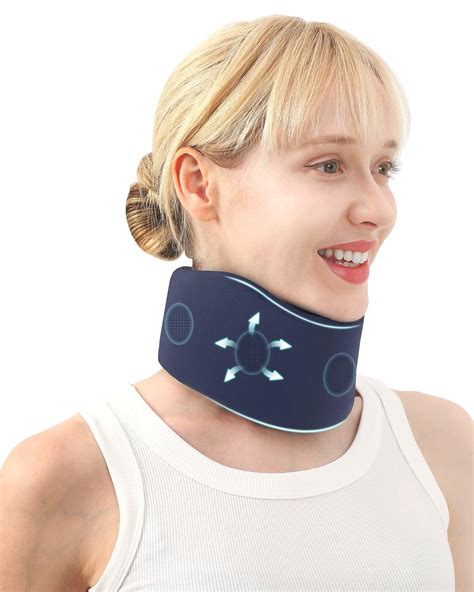 jiaao Neck Brace, Silicone Washable Upgrade, Cervical Collar for Neck