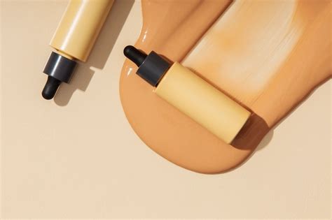 Free Photo | View of make-up foundation products