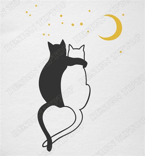 Cats love svg dxf png Cricut Silhouette Cat shirt cats | Etsy in 2020 ...