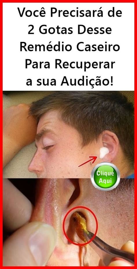 Como Recuperar A Audição Naturalmente - Você Precisará de 2 Gotas Desse Remédio Caseiro Para Recuperar a sua ...