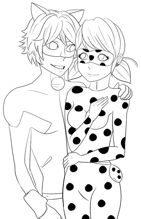Desenhos Para Desenhar Da Ladybug E Do Cat Noir - 30+ Desenhos da Ladybug e do Cat Noir para colorir - Dicas Práticas