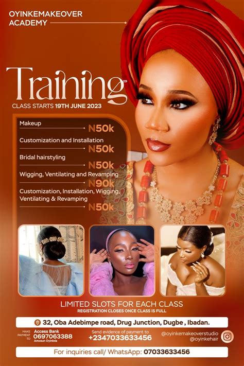 flyer design  makeup training flyer design flyer design