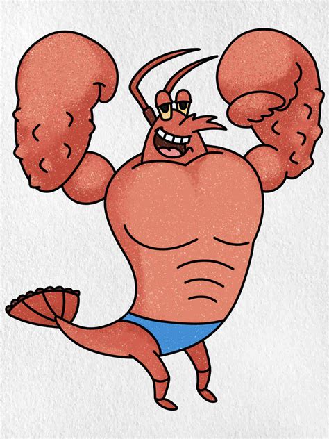 drawing of a lobster 3