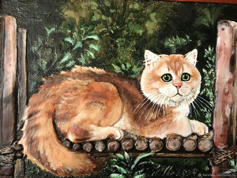 Картина Кошки Текстурные Картины С Кошками Маслом Заказать Картину в ...