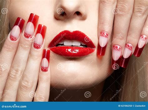 Acrylic Nails Manicure Stock Photo | CartoonDealer.com #62244354