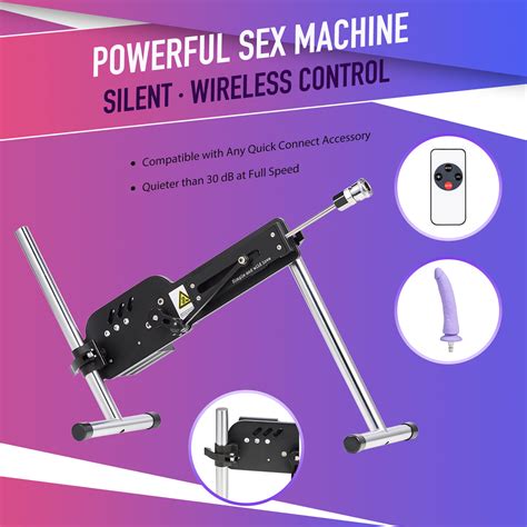 Portable Thrusting Dildo Sex Machine w Remote Control & Big Realistic