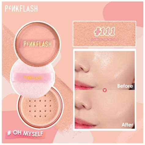 Pinkflash ชุดเครื่องสำอาง แป้งฝุ่น ควบคุมความมัน กันน้ำ ติดทนนาน 4 ชิ้น ...