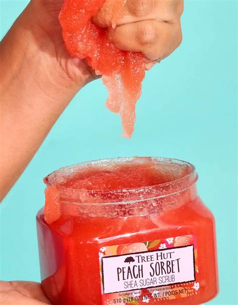 Tree Hut Peach Sorbet Shea Sugar Scrub - Gommage Corps » SN