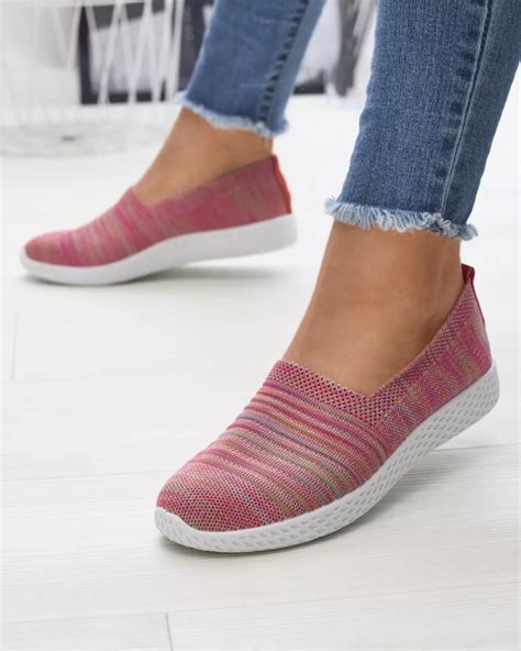 Цветные розовые женские кроссовки Covvu- Footwear - Разноцветный ...
