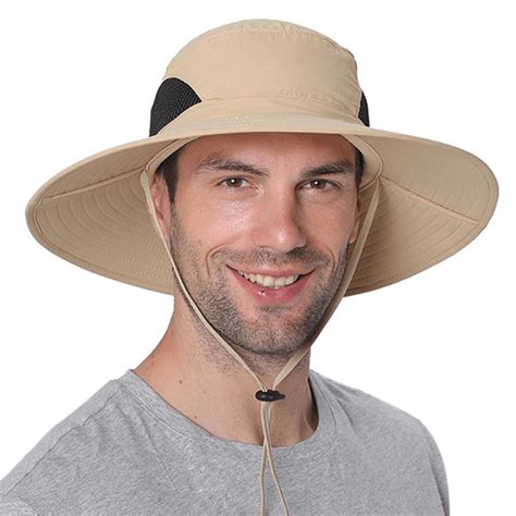 Classic Wide Brim Sun Hat for Men and Women - Waterproof UPF50 Material ...