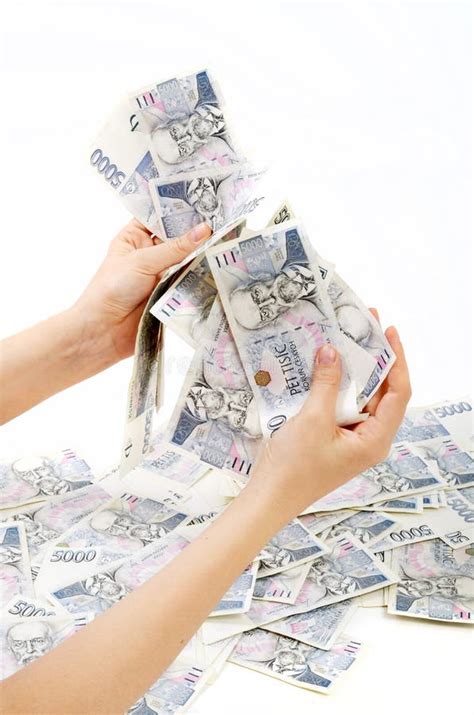 tschechische krone stockbild bild von fonds frau funf