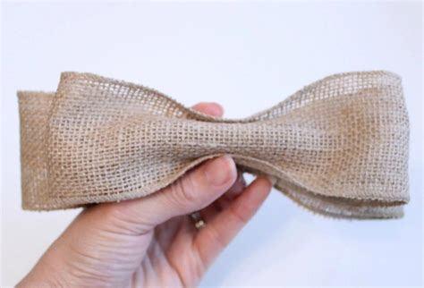perfect burlap bow tutorial artofit