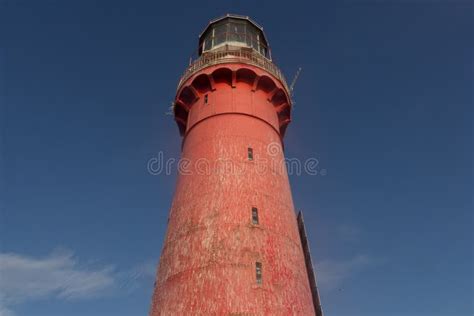 The Kolka lighthouse stock image. Image of architecture - 143949183