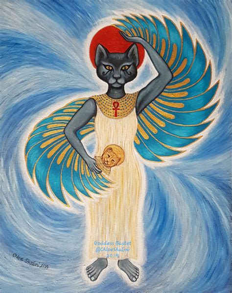 Bastet Egyptian cat goddess – Outside In