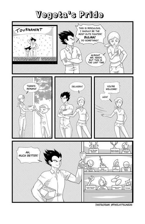 Bulma must have a lot of tricks up her sleeve to pacify Vegeta