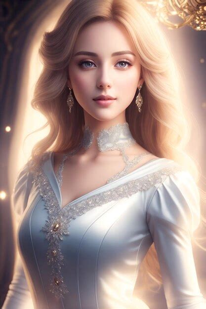 Premium Photo | A pretty lady in luxury cloth