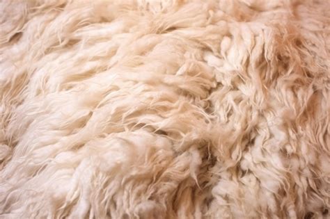 premium photo closeup   sheeps fluffy wool