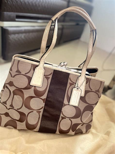 Coach shoulder bag, Luxury, Bags & Wallets on Carousell
