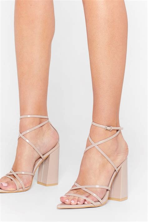 Nude Block Heel Sandal | atelier-yuwa.ciao.jp