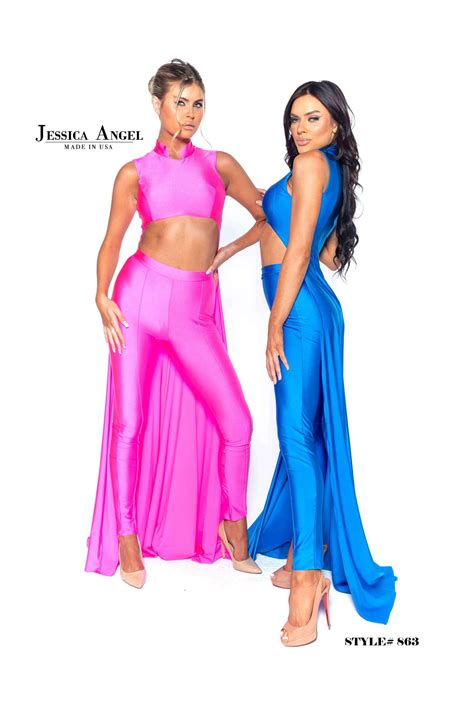 Neon Pink Jessica Angel Long Formal Jumpsuit 863 - Formal Dresses & Gowns